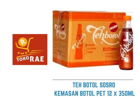 Teh Botol Original 350 ML kemasan botol plastik