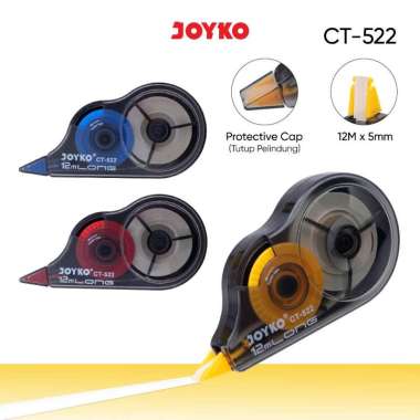 JOYKO Correction Tape Pita Koreksi CT-522 12Meter Multicolour