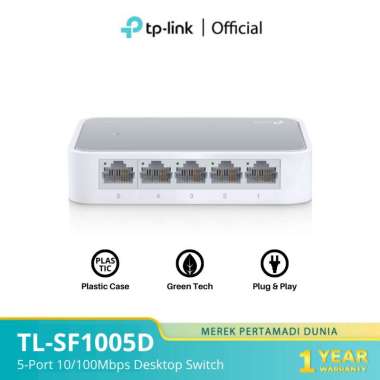 TP-LINK TL-SF1005D Desktop Switch [5 Port/ 10/ 100Mbps/ Original] SF1005D 2pcs