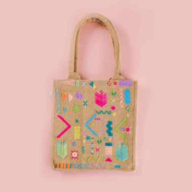 PUKA Ceria Totebag Medium With Macrame Strap Bag With-Strap