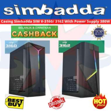 Casing PC Casing SIMBADDA SIM-V 3160 3162 INCLUDE PSU 380W SIM-V 3160