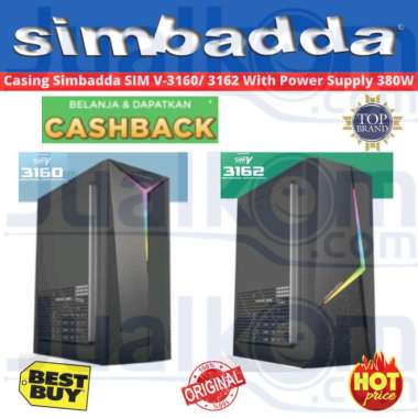 Casing PC Casing SIMBADDA SIM-V 3160 3162 INCLUDE PSU 380W SIM-V 3160