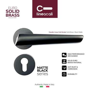 Handle Pintu Linea Cali - Kendo 516 Black Matt (R)