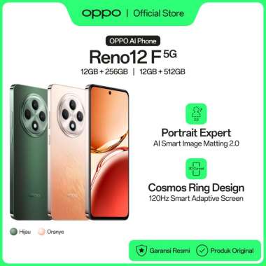 OPPO Reno12 F 5G 12GB+256GB/512GB [AI Potrait Expert, All-Round Armour, Dimensity 6300, 45W SUPERVOO