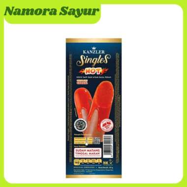 Kanzler Sosis Singles Hot Sapi & Ayam Rasa Pedas 65 gr