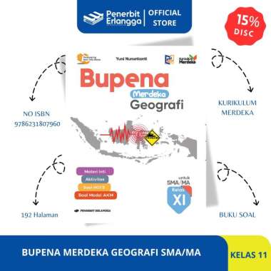 BUPENA MERDEKA GEOGRAFI SMA/MA KELAS 11 KURIKULUM MERDEKA