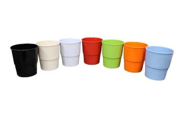 Onyx Gelas Melamin [250 mL] Biru + Bubble