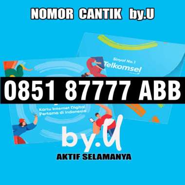 Kartu Perdana Nomor Cantik By.u Kartu Perdana Internet By.u Telkomsel 0851 87777 197