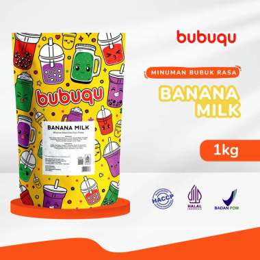 Bubuqu Powder Drink Banana Milk - Bubuk Minuman Susu Pisang 1 Kg