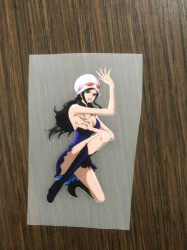 SABLON STIKER DTF SATUAN TEMA ONE PIECE UKURAN 8 - 9 CM 5.