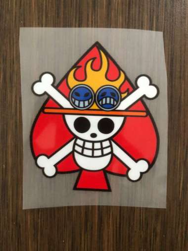 SABLON STIKER DTF SATUAN TEMA ONE PIECE UKURAN 8 - 9 CM 4.
