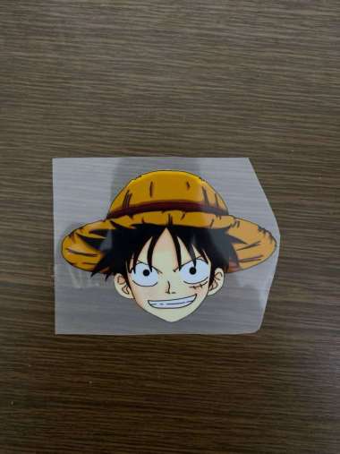 SABLON STIKER DTF SATUAN TEMA ONE PIECE UKURAN 8 - 9 CM 19