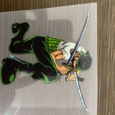 SABLON STIKER DTF SATUAN TEMA ONE PIECE UKURAN 8 - 9 CM 24