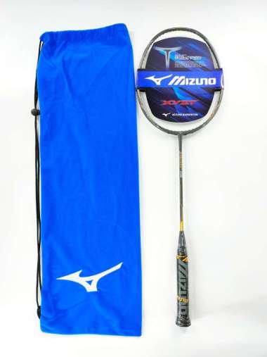 Mizuno XYST 03 Raket Badminton - Black-Gold-Silver