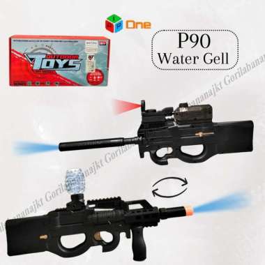 Mainan anak P90 Watergel electric toy Submachine water gel blaster