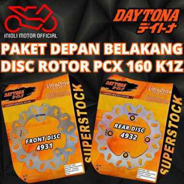 PIRINGAN CAKRAM DEPAN BELAKANG DAYTONA PCX 150 LOKAL K97 PCX 160 K1Z ABS CBS DISC BRAKE PIRINGAN CAK