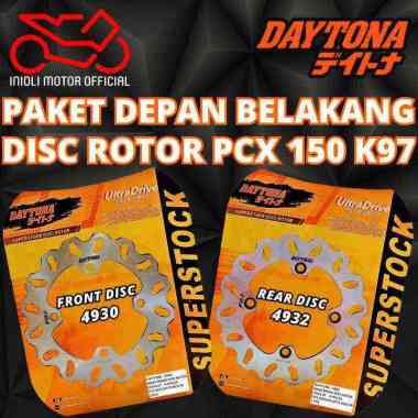 PIRINGAN CAKRAM DEPAN BELAKANG DAYTONA PCX 150 LOKAL K97 PCX 160 K1Z ABS CBS DISC BRAKE PIRINGAN CAK