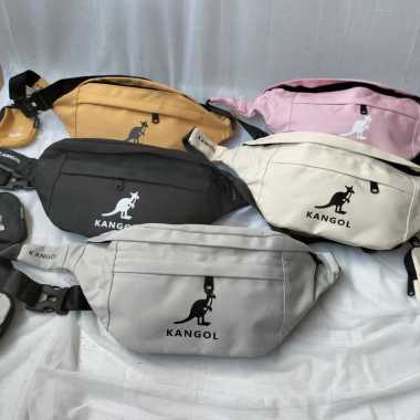 TAS KANGOL Waist Bag D premium Hitam