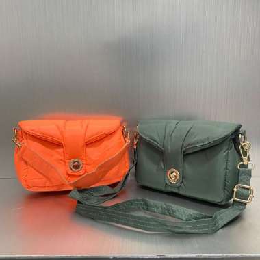 ARCELL - PUFFY SKY NEON | Tas Selempang Wanita SKY NEON OREN