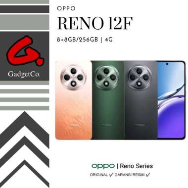 Oppo Reno 12F 4G 8/256GB Garandi Resmi Amber Orange