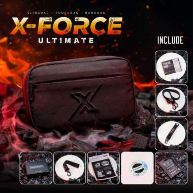 EVERNEXT - HAND BAG PRIA ANTI AIR SLING BAG X-FORCE MULTIFUNGSI 3 IN 1 PRIA TAS SELAMPANG PRIA WATER