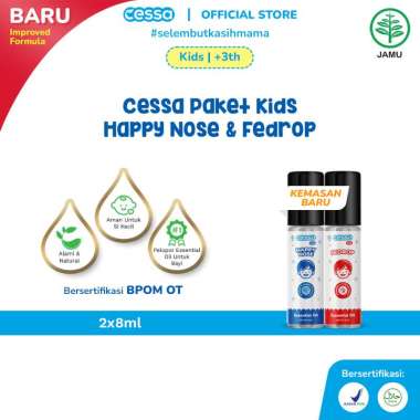 Cessa Paket Kids Happy Nose & Fedrop 8 Ml Meredakan Flu & Batuk Dan Demam