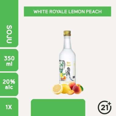 Soju Premium White Royale All Variant Rasa 350ml LEMON PEACH