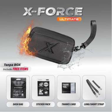 EVERNEXT - CLUTCH BAG PRIA ANTI AIR MULTIFUNGSI 3 IN 1 SLING BAG X-FORCE PRIA WATERPROOF POUCH BAG P