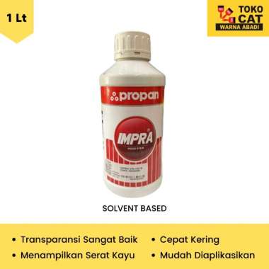 PROPAN IMPRA MELAMINE WOODSTAIN WS - 162 1 LITER WARNA MUDA WALNUT BROWN