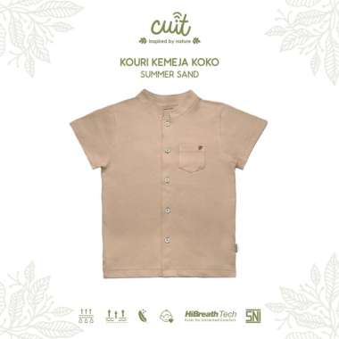 CUIT Baby 6 Bulan - 6 Tahun Kouri Kemeja Anak Laki-Laki - Baju Kerah Shanghai Katun Anak Tangan Pend