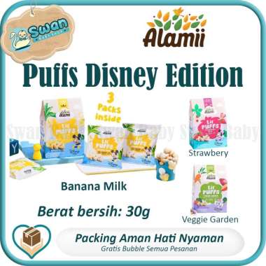 Alamii Lil Puffs Disney Edition / Snack Bayi Banana Milk