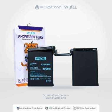 Baterai Asus ROG PHONE 5 5S Pro Ultimate ZS673KS C21P2001 Double Power Battery Handphone Wixel