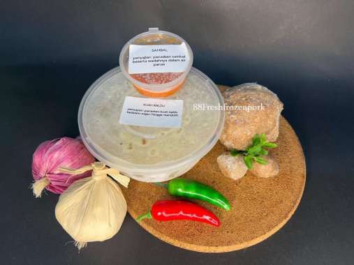 BAKSO SAPI CINCANG INSTAN BASO CINCANG SUPER PREMIUM 100% DAGING SAPI ASLI HOMEMADE