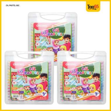 365 CRAYON 55 WARNA GREEBEL (Family) / KRAYON GREEBEL / CRAYON KIDS OIL PASTEL (55C)