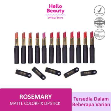 ROSEMARY MATTE COLORFIX LIPSTICK | Lipstick Matte Long Lasting Waterproof Transferproof Tahan 24 Jam