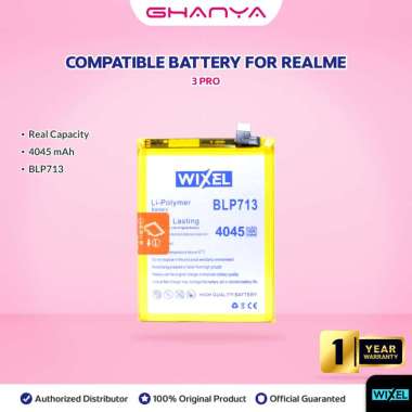 Baterai 3 Pro BLP713 Double Power Real Capacity Battery BLP 713 Handphone Wixel