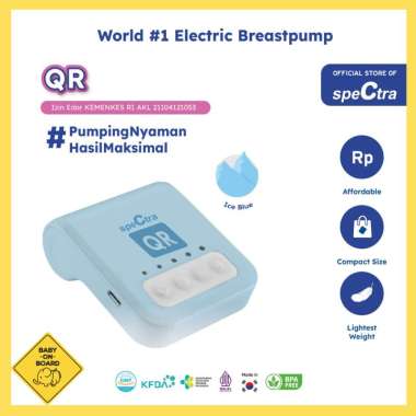 Spectra QR / SPECTRA QR Pompa ASI Elektrik / DUAL PUMP NEW 2022 Ice Blue