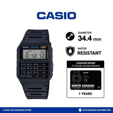 CASIO Calculator CA-53W-1Z Jam Tangan Unisex BLACK