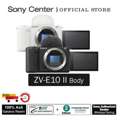 SONY Center Jakarta - Sony ZV-E10 II Body Only / Kamera Sony ZV-E10M2 / Kamera Mirrorless ZV E10 II