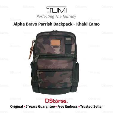TUMI Tas Ransel Alpha Bravo Parrish Backpack - Khaki Camo