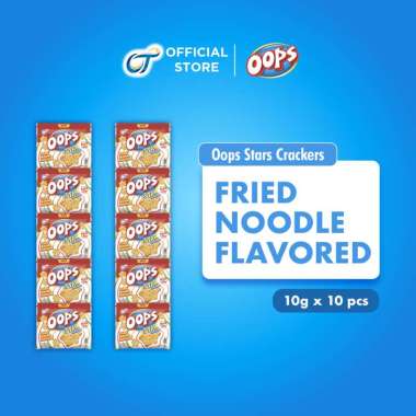 Oops Star Cracker Mie Goreng 10 Gr (1 Renceng)