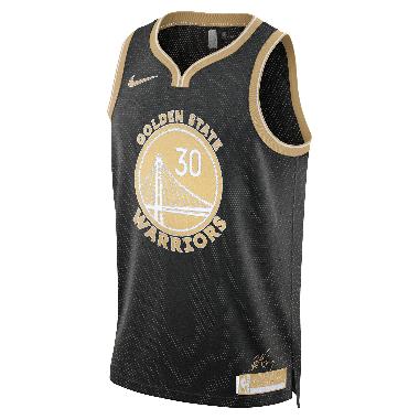 NIKE Men Basketball Stephen Curry Golden State Warriors 2024 Select Series Dri-FIT NBA Swingman Jersey Basket Pria [FN5907-053]