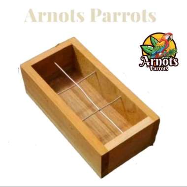 CEPUK KAYU JATI TEMPAT WADAH PAKAN KOLONI BURUNG