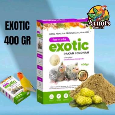 FORMULA EXOTIC 400 GR PAKAN LOLOH LOLOHAN BURUNG