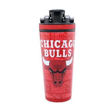WINCRAFT Chicago Bulls 770 mL Iceshaker NBA Official Merchandise 4D Raised Decoration Tumbler Botol 