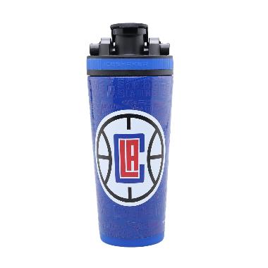 WINCRAFT LA Clippers 770 mL Iceshaker NBA Official Merchandise 4D Raised Decoration Tumbler Botol Mi