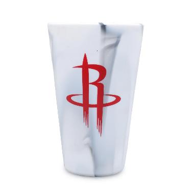 WINCRAFT NBA Official Merchandise Houston Rockets Silicone Pint Gelas Silikon Pint 470 mL Botol Minu