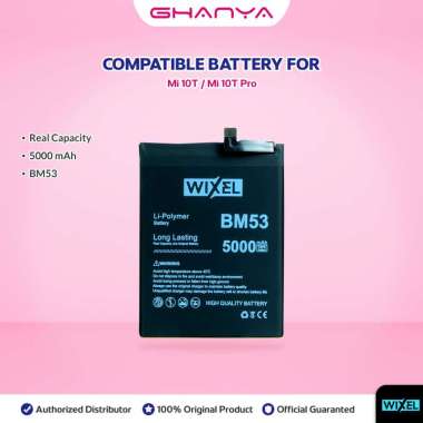 Baterai Mi10T / Mi 10T Pro BM53 Double Power Real Capacity Battery HP Handphone Dual BM 53 Wixel