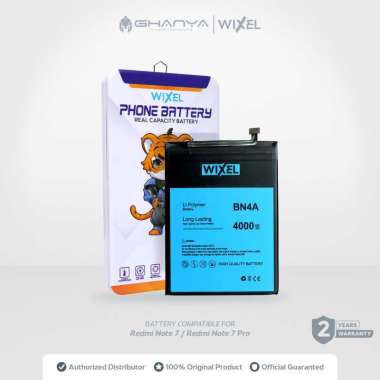Baterai Redmi Note 7 / Note 7 Pro BN4A Real Capacity Battery BN 4A Double Power Wixel