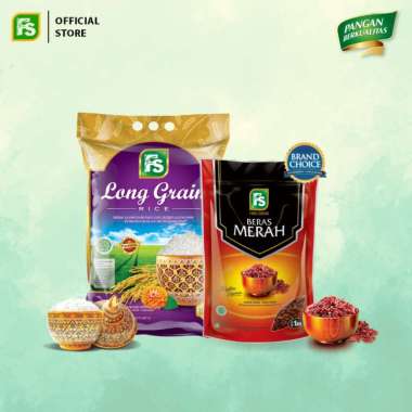 FS Long Grain Purple 4 Kg + FS Beras Merah 1 Kg